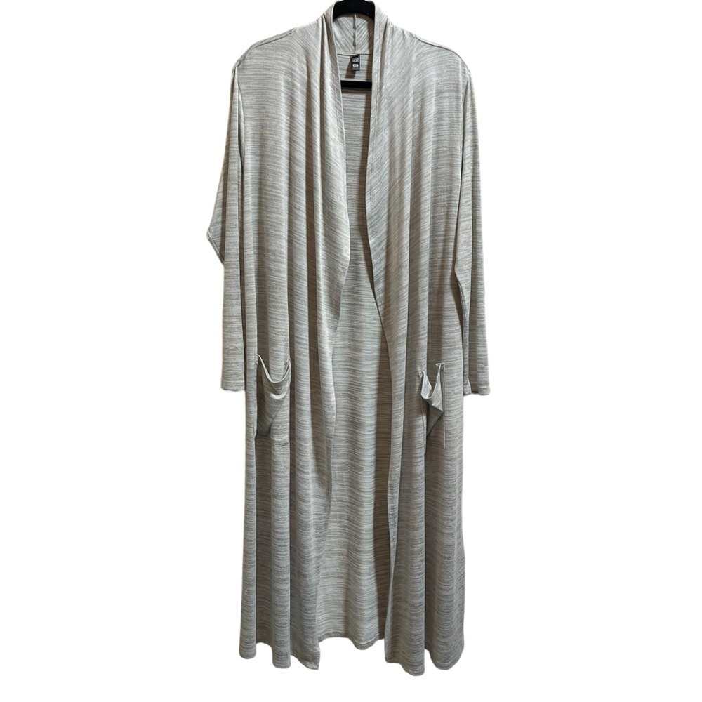 32 Degrees Women's Cardigan Duster Longline Open Front Long Sleeve Sz Large
